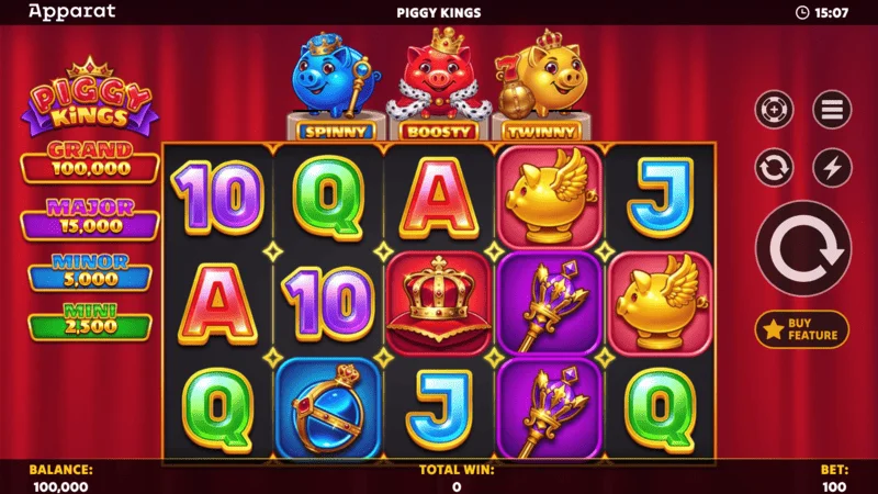 Piggy Kings - Boosty ile Hold and Spin'i başlatma